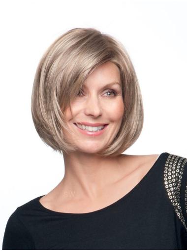Amazing Bobs Straight Chin Length Synthetic Blond Wigs
