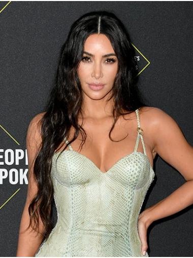 Long Natural Wavy Full Lace 26" Synthetic Kim Kardashian Wigs