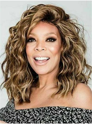 Shoulder Length Trendy Curly Capless 14" Synthetic Wendy Williams Wigs