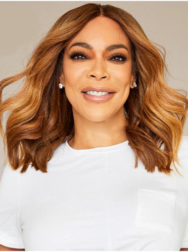 Shoulder Length Best Wavy Full Lace 14" Synthetic Wendy Williams Wigs