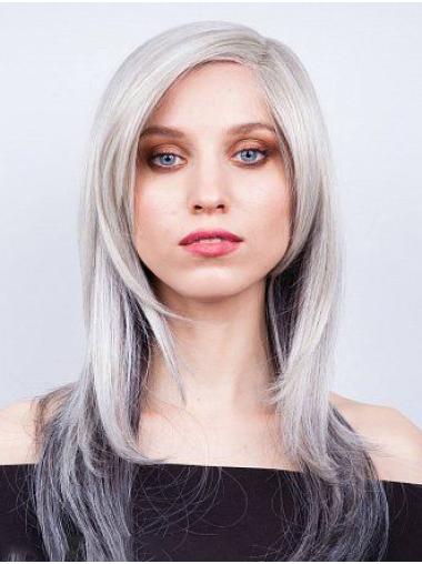 Straight Monofilament Ombre/2 tone Synthetic Female Long Wigs