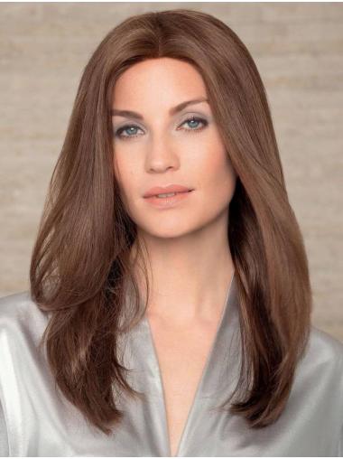 Straight 100% Hand-tied Brown Remy Human Hair Amazing Long Wigs