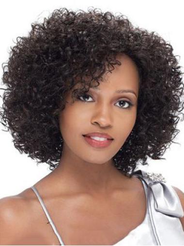 12 Inches Short Without Bangs Style African American Wigs