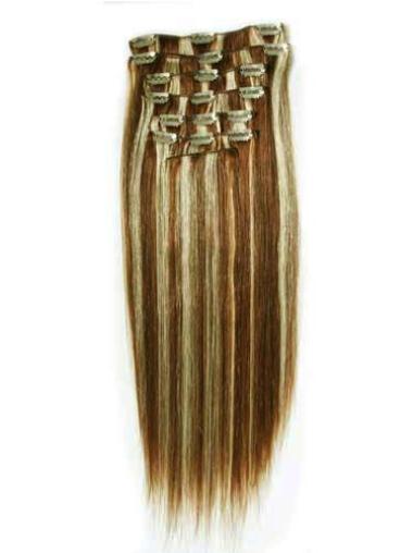 Remy Human Hair Straight Hair Extensions For Short Thinning Hair