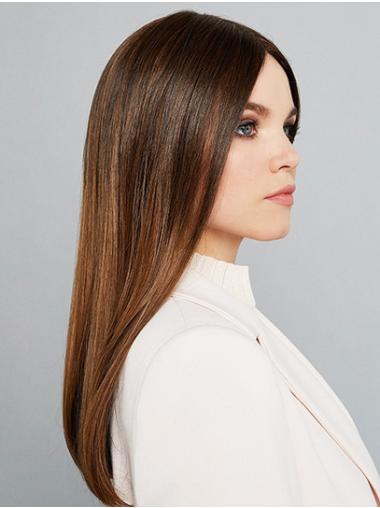 20" Straight Ombre/2 tone Monofilament Layered Ladies Long Wigs