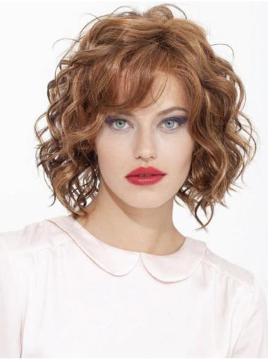 Chin Length Lace Front Synthetic Blonde Real Looking Bob Wigs