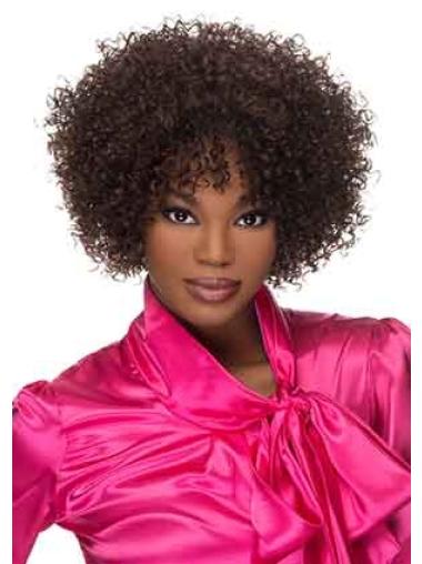 Short 12 Inches Layered Trendy Capless African American Synthetic Wigs