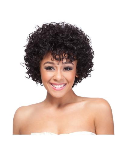New Curly Short Curly American African Wigs Synthetic
