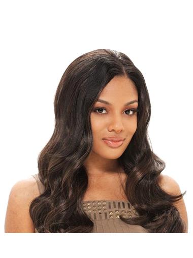 Brown Wavy Without Bangs Full Lace Best Synthetic Wigs