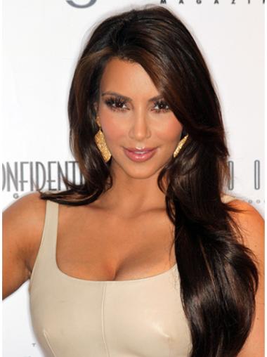 100% Hand-Tied Layered Kim Kardashian Wavy Hair Wig