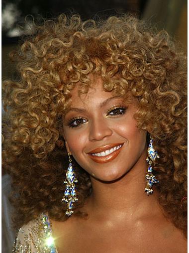 Beyonce Blonde Wigs Curly Synthetic