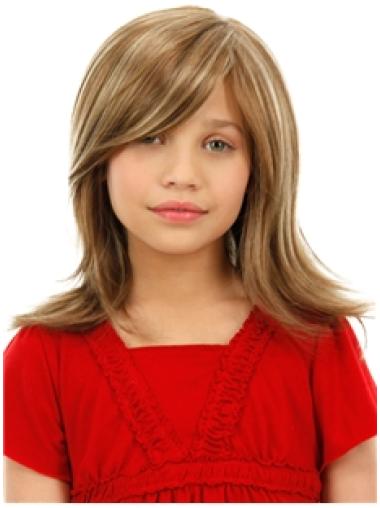 Modern Remy Human Hair Straight Children Wigs For Sale