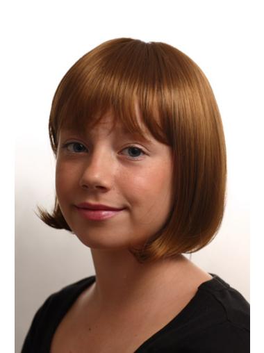 Incredible Straight Capless Synthetic Kids Wigs