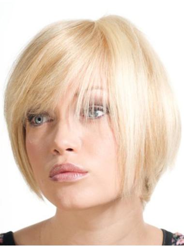 Blonde Straight Chin Length Good Wigs