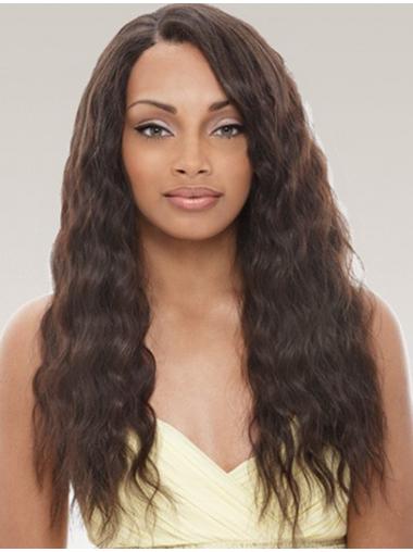 Black Wavy Long 22" Fashion African American Natural Hair Wigs