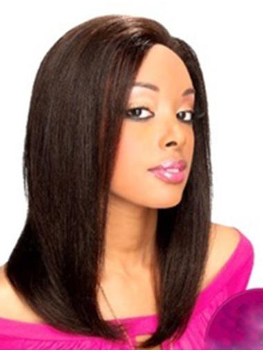 Natural Hair Wigs For Black Women Shoulder Length 14" Trendy