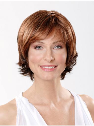Straight Synthetic Durable Front Lace Bob Wigs