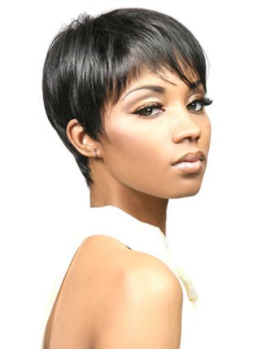Boycuts Cropped Synthetic Hair Wigs For Black Women