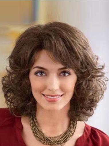 Fashion Synthetic Wavy Classic Natural Hairline Lace Front Wigs