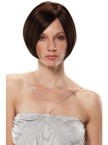 Sassy Bobs Short Straight 8 Inches Monofilament Synthetic Wigs