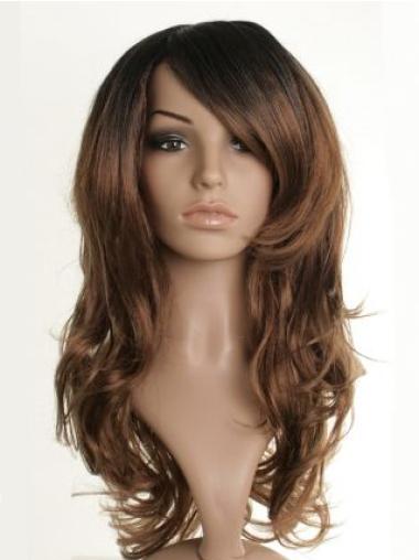 Capless Synthetic Amazing Long Brown Wig