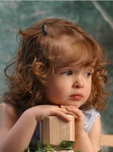 Beautiful Curly Lace Front A Childs Wig With Real Hair