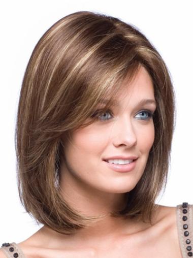 Lace Front Bobs Chin Length Petite Synthetic Wigs