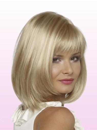 Lace Front Bobs Chin Length Cheap Petite Size Wigs For Women