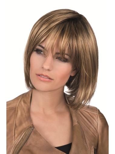 Convenient 10" Synthetic Straight Lace Front Lace Front Wigs
