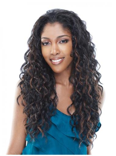 Long Brown Kinky Affordable African Human Hair Wigs Online