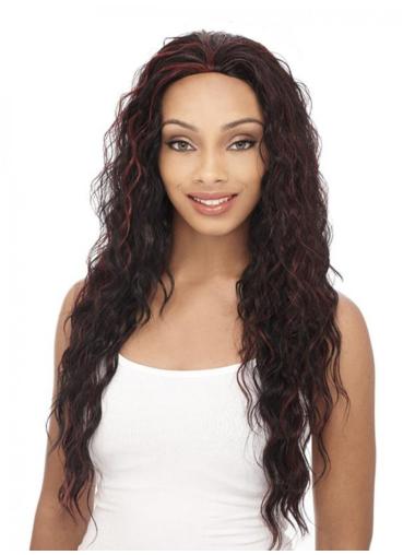 Brown Long Beautiful Black Womens Curly Hairstyles Wigs