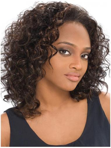 Brown Kinky Capless Perfect Black Women'S Human Hair Wigs