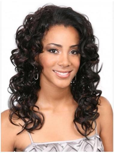 Brown Suitable Afro Curly Half Wigs For Sale