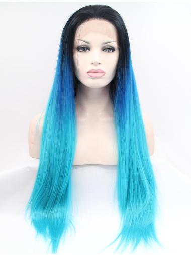 Straight Synthetic 30 Inches High Quality Front Lace Wig