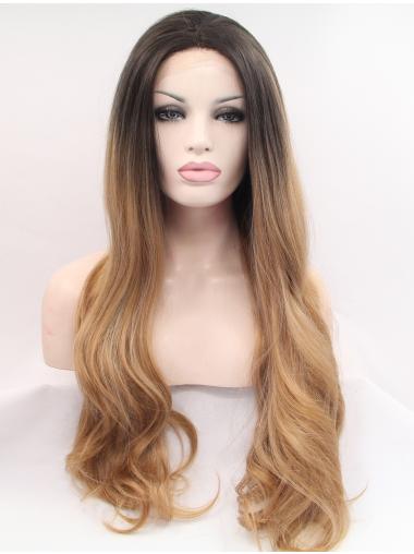 Wavy Synthetic 30 Inches Modern Lace Fronts Wigs