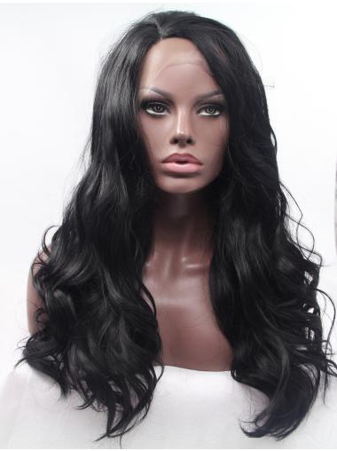 Curly Synthetic 18 Inches Soft Baby Hair Lace Front Wig