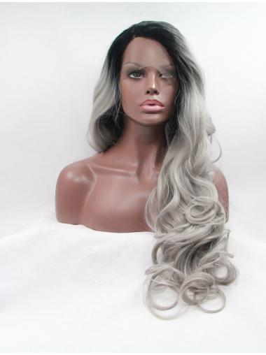 Curly Long 30 Inches Designed Extra Small Lace Wigs