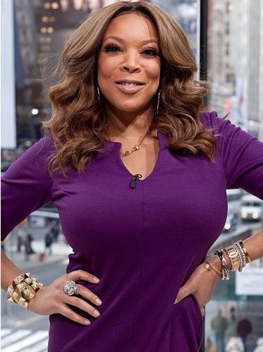 Wavy Brown Synthetic Stylish Wendy Williams Wigs