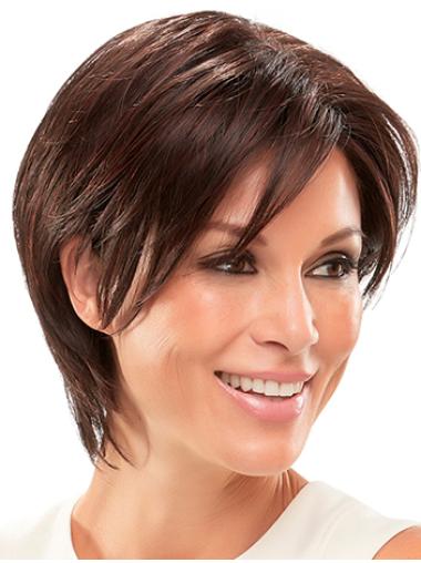 Layered Straight 8 Inches Sleek Lace Wigs On Sale Online