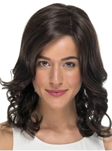 Monofilament Black Affordable Wigs For Cancer