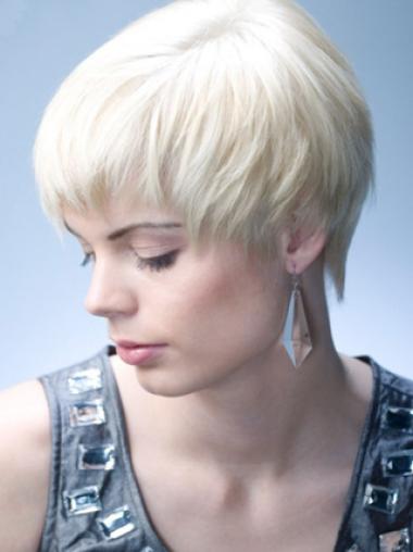 Grey Synthetic Cheap Short Style Fashion Wigs