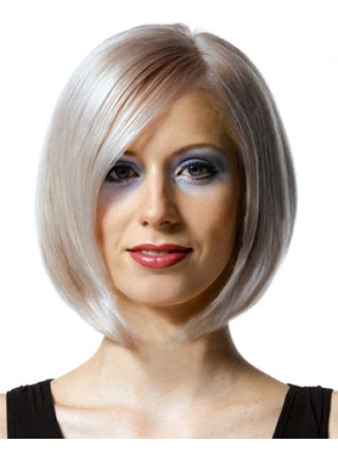Straight Chin Length Bobs Fashion Sense Hand Tied Wig Collection