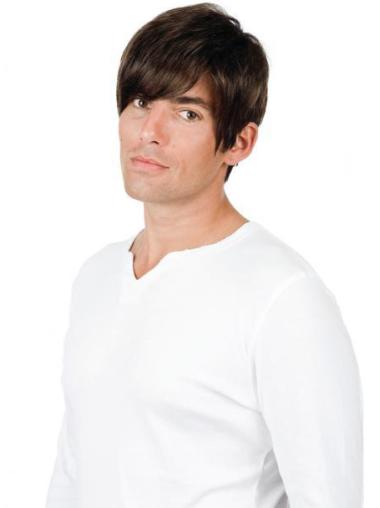 6 Inches Full Lace Straight Fashionable Quality Mens Wig