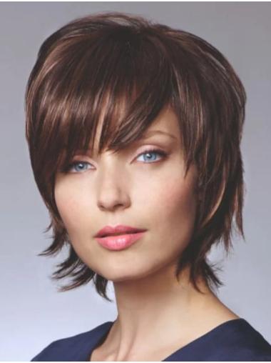 Short Hairstyle Wigs Bobs Capless Brown Wigs