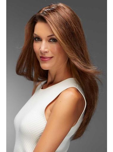 Remy Human Hair Straight 18"(As Picture) Auburn Top Style From