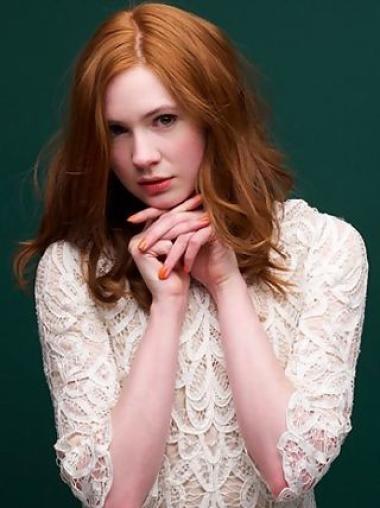 Celebrity Wigs Companies Lace Front Without Bangs Synthetic Comfortable Karen Gillan