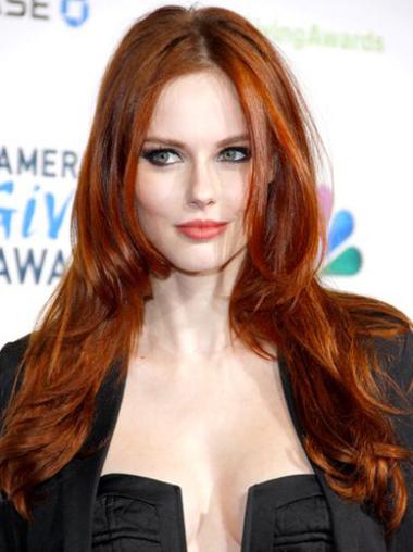 Looking For Human Hair Full Lace Copper 22" Sassy Alyssa Campanella Wigs