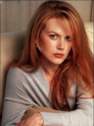 Real Hair Wigs Lace Front Straight Long Incredible Nicole Kidman
