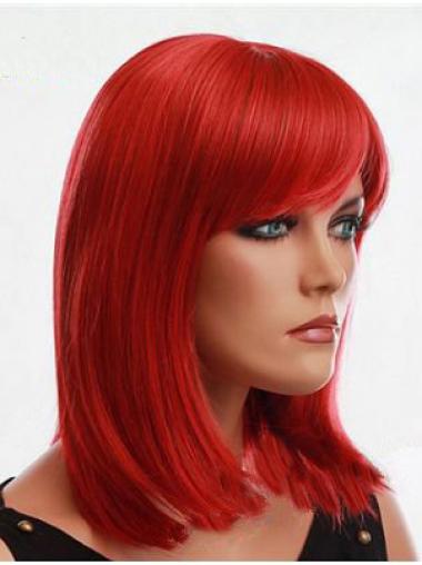 Capless With Bangs 14" Fashion Realistic Wigs For Women