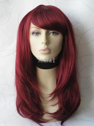 Long Stylish Realistic Red Wig